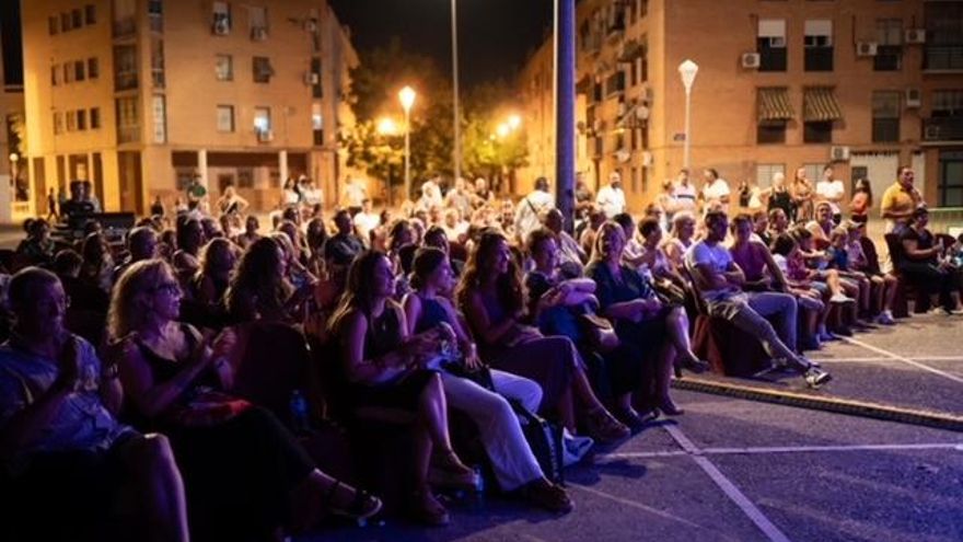 Público asistente al espectáculo '3 Bailaoras'