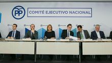 Mariano Rajoy preside la reunión del Comité Ejecutivo Nacional del Partido Popular tras las elecciones catalanas del 21D.
