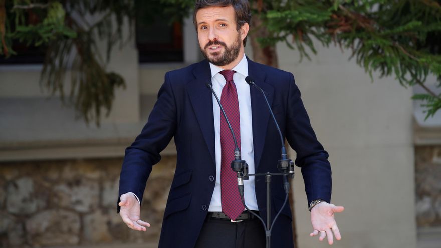 El presidente del PP, Pablo Casado. EFE/Juan Carlos Hidalgo/Archivo