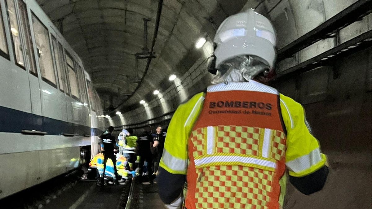 Arrollado un hombre en Metro de Madrid mientras caminaba de noche por uno de sus túneles