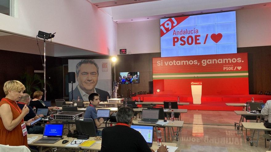 Cuartel general del PSOE en Sevilla