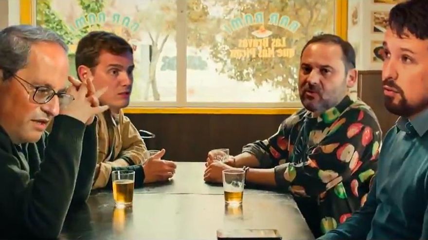 'Late Motiv' parodia 'El club del paro' con Iglesias, Rivera, Ábalos y Torra: "Me han ofrecido un puesto en laSexta"