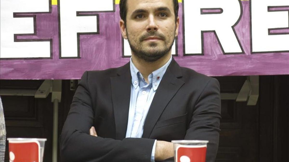 Alberto Garzón defiende un mensaje ideológico diferente al de Podemos.
