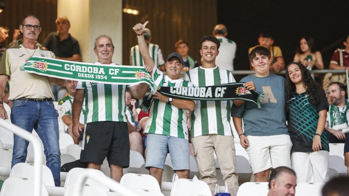 Grada Blanquiverde del Córdoba CF - UD Almería