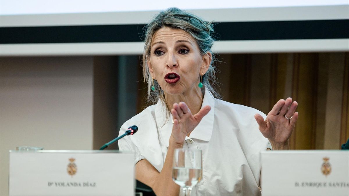 Yolanda Díaz pide "gobernar la IA" y reclama un impuesto por el impacto ecológico de los centros de datos
