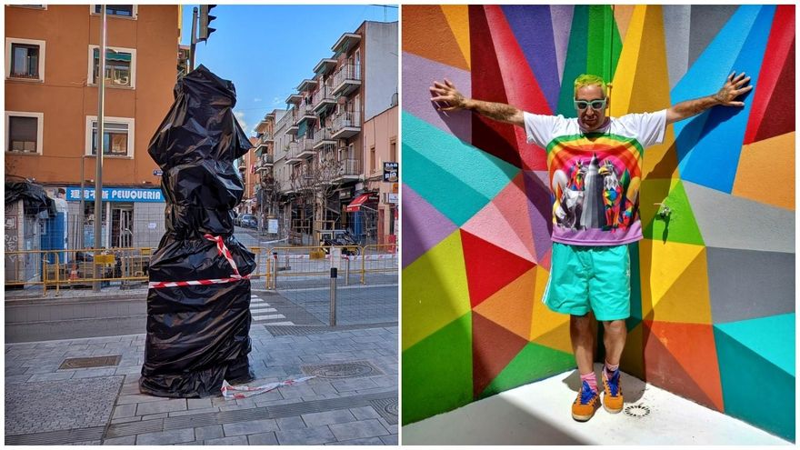 El Gobierno de Almeida contrata a Okuda por 280.000 euros para que construya el arco de entrada al Chinatown de Usera
