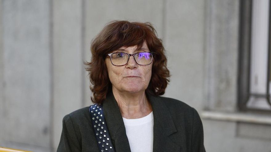 La directora de Comunicación de la Fiscalía General del Estado, Mar Hedo, llega al Tribunal Supremo