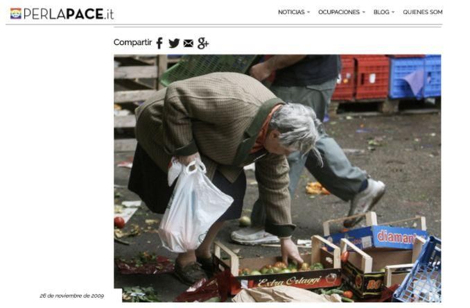 Una de las fotos usadas fue publicada en 2009 y es de Italia.