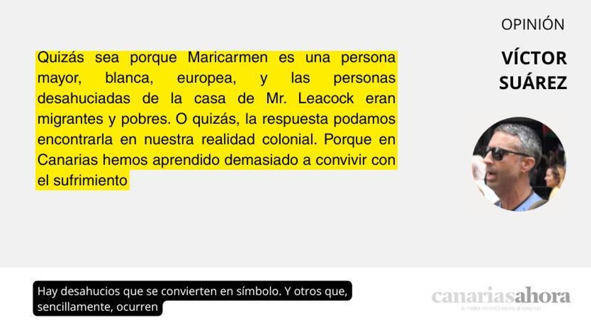 Hay desahucios que se convierten en símbolo. Y otros que, sencillamente, ocurren