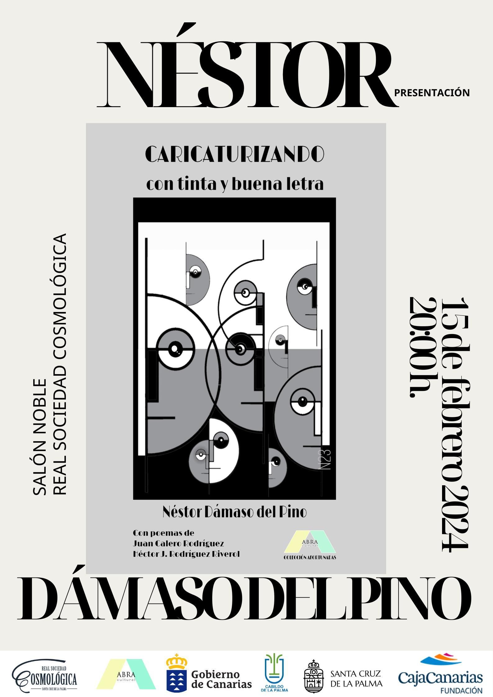 Cartel de la presentación de la obra en La Cosmológica.