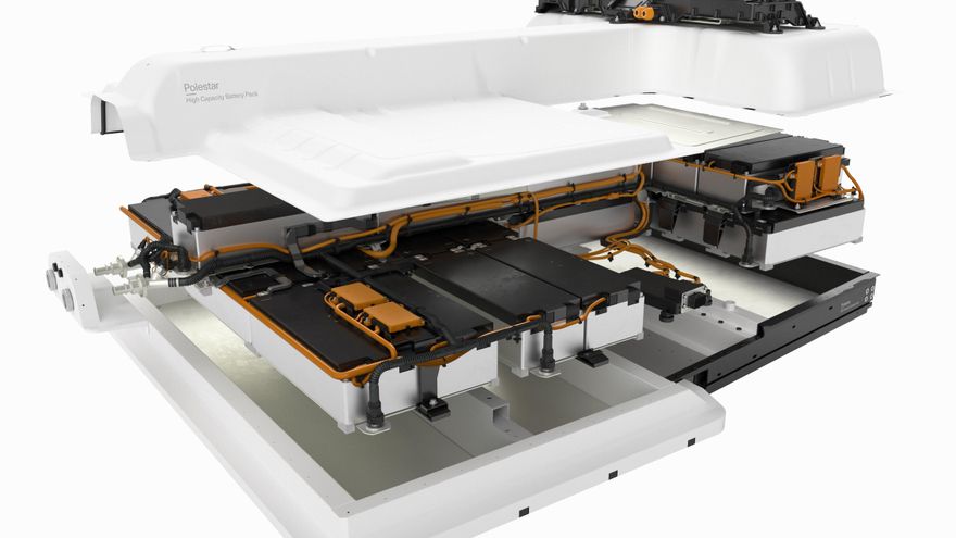 'Pack' de baterías de un Polestar 2.