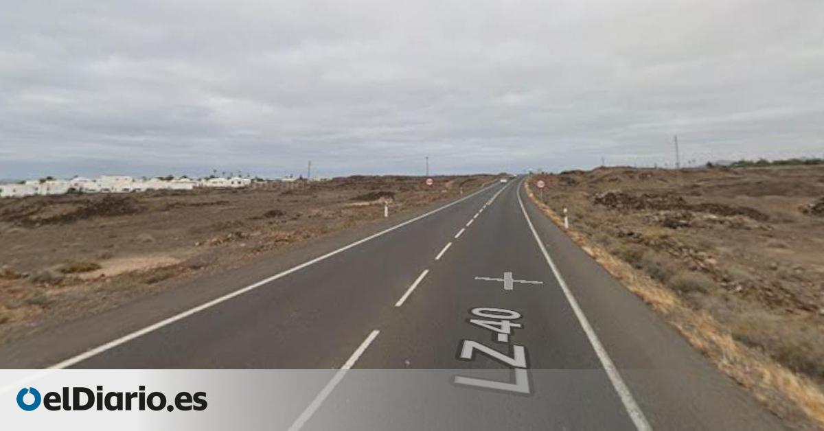 Dos personas, en estado crítico, tras la colisión de dos coches en Lanzarote