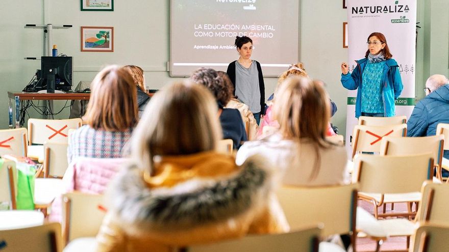 Sesión formativa de docentes. Proyecto de educación ambiental Naturaliza