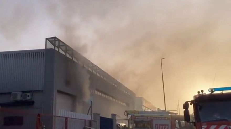 Dos heridos en una explosión de una fábrica de productos químicos en Bollullos de la Mitación (Sevilla)