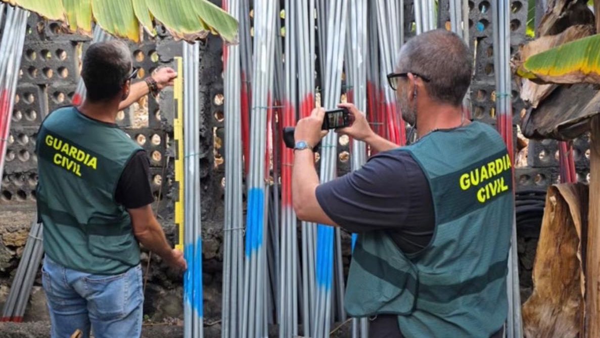 La Guardia Civil investiga a un hombre por sustraer útiles agrícolas valorados en 8.000 euros en una finca de plataneras de La Palma