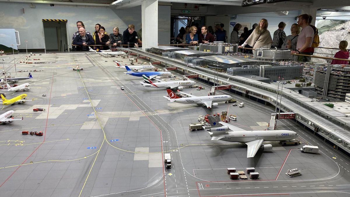 Aeropuerto en Lilliput. Museo de Miniatur Wunderland.