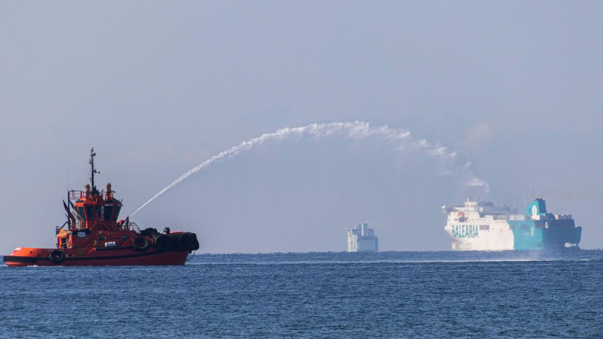 Una embarcación de Salvamento Marítimo en Palma.