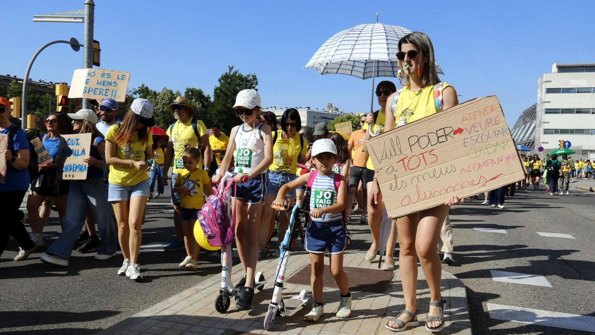 La huelga docente continúa en Catalunya a la espera de más negociaciones con la Generalitat