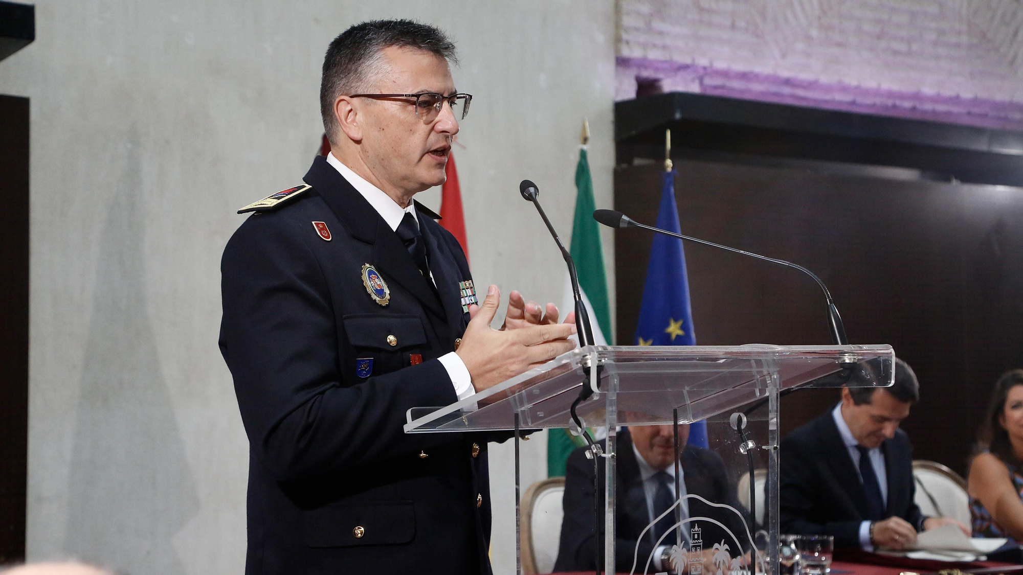 Toma de posesión del nuevo intendente mayor de la Jefatura de la Policía Local