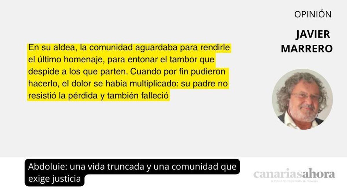 Abdoluie: una vida truncada y una comunidad que exige justicia