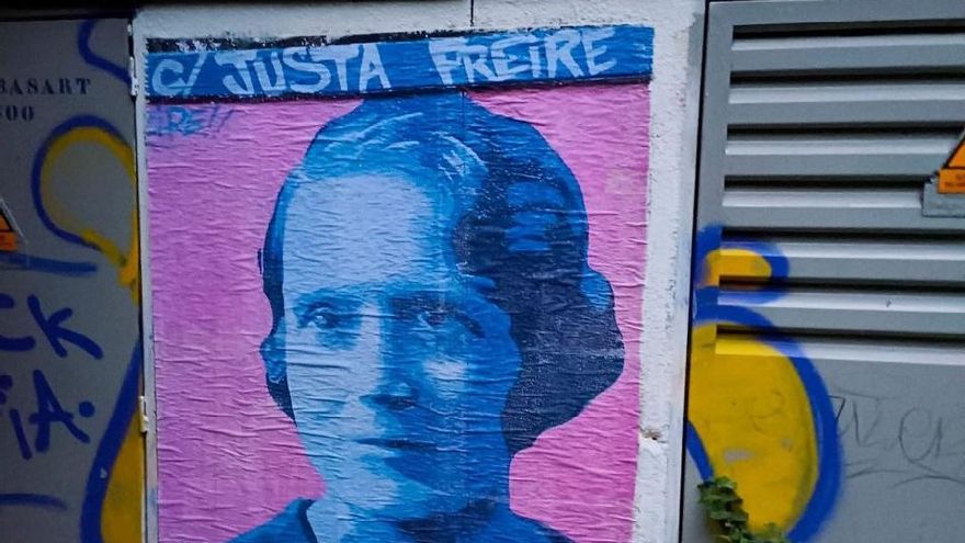 Una cadena humana reivindicará que la calle Millán Astray vuelva a ser la de la maestra Justa Freire