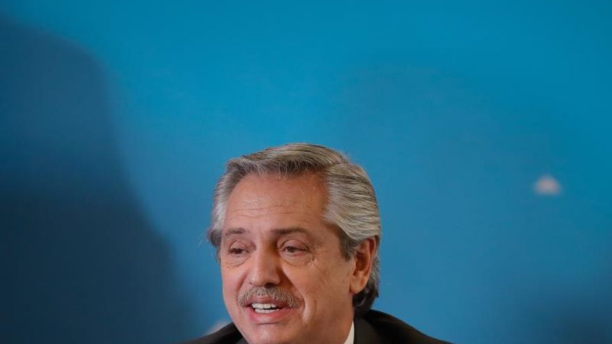 El presidente de Argentina, Alberto Fernández.