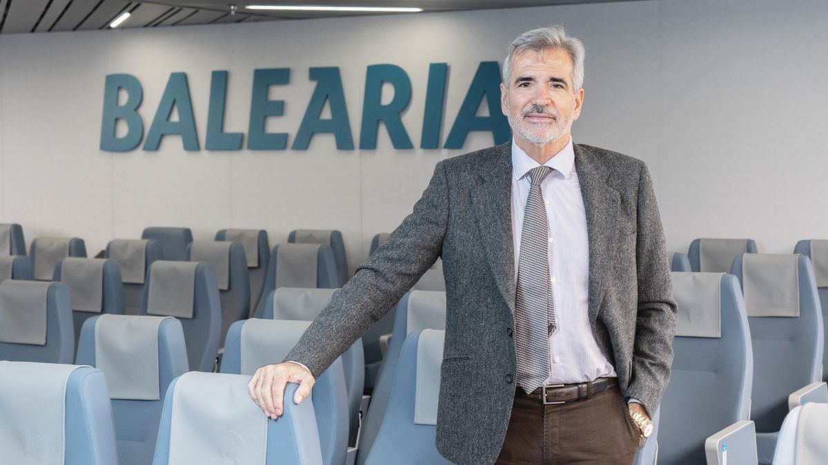 Adolfo Utor, presidente de Baleària: "La restricción al transporte marítimo en Ibiza es una cortina de humo"