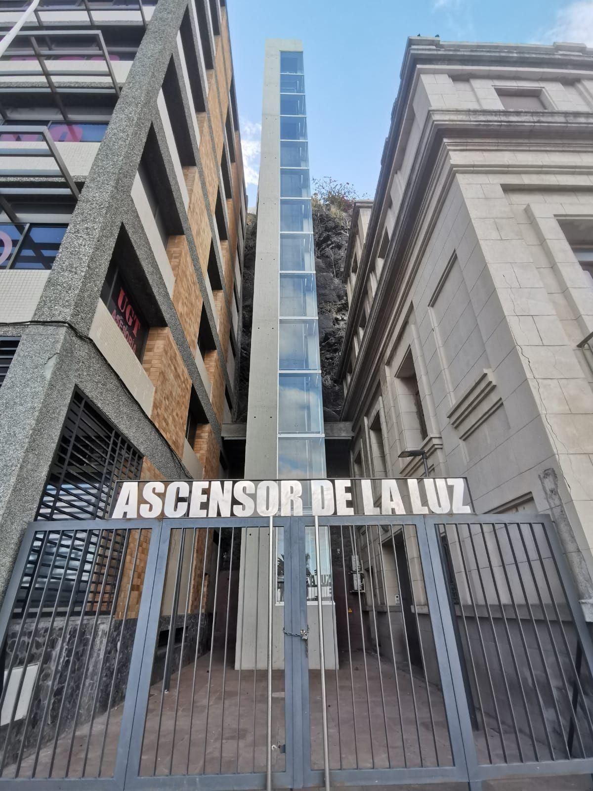 Ascensor panorámico de Santa Cruz de La Palma.