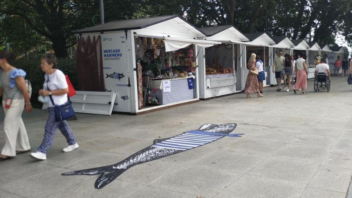 El mercado marinero de Santander volverá del 17 al 28 de julio a la Plaza Alfonso XIII con 20 puestos