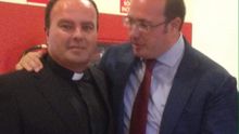 Alfonso Alburqueque con el expresidente murciano Pedro Antonio Sánchez