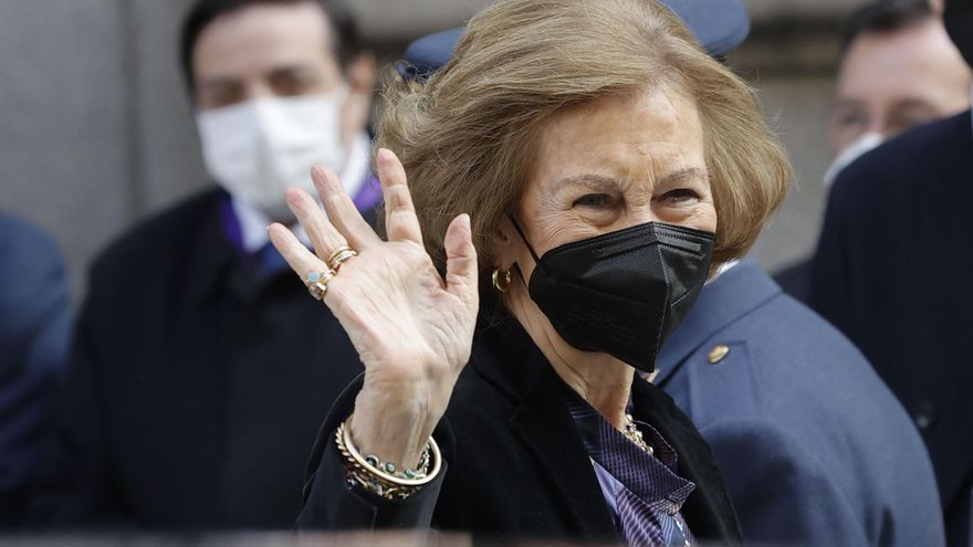 La reina Sofía. EFE/ Emilio Naranjo/efe/Archivo