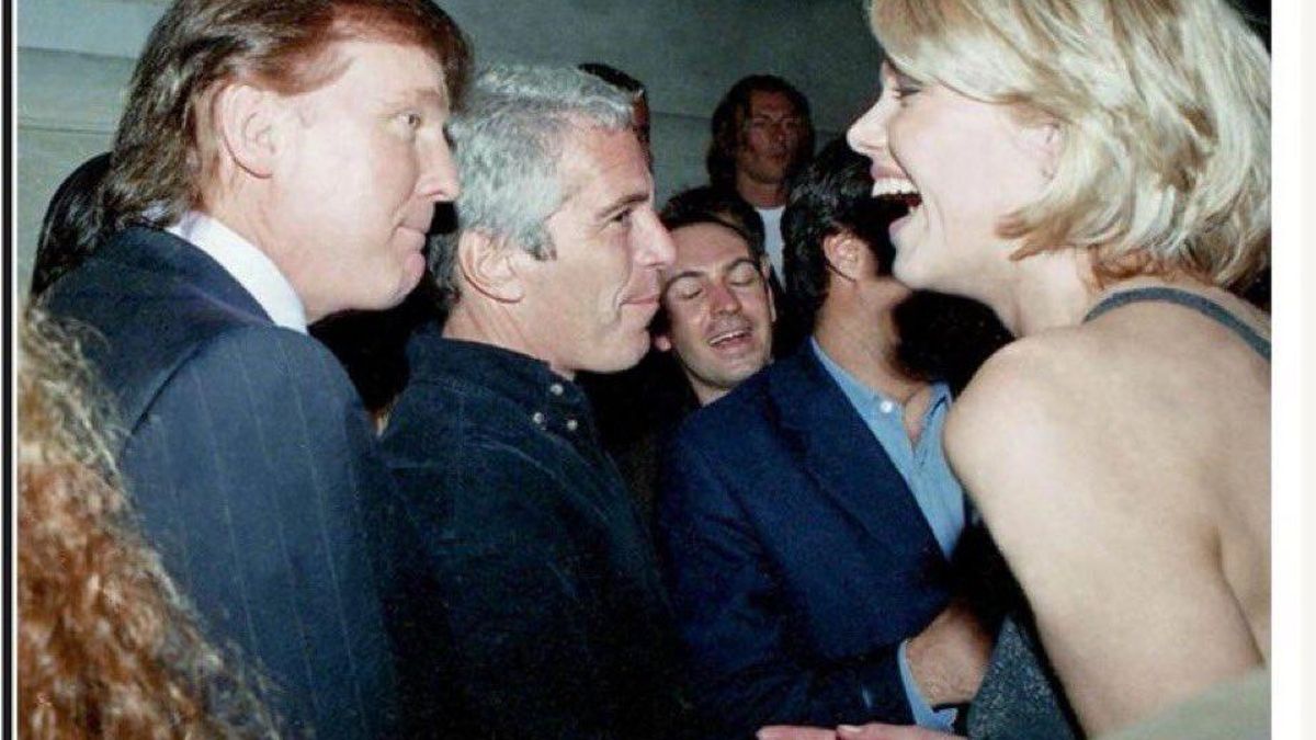 Dinald Trump y Jeffrey Epstein.