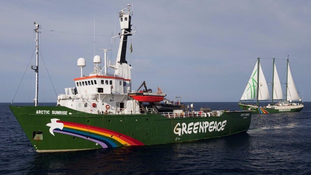 El rompehielos Arctic Sunrise de Greenpeace.