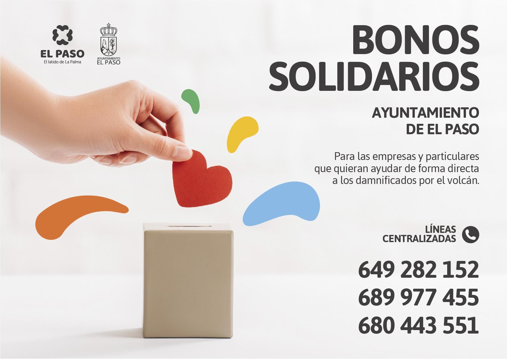 'Bonos solidarios' de El Paso.