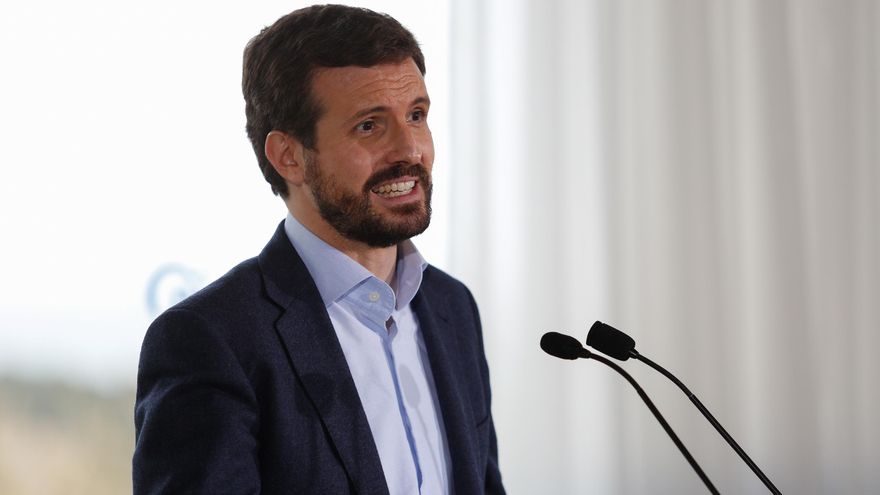 El presidente del Partido Popular, Pablo Casado, en una imagen de archivo
