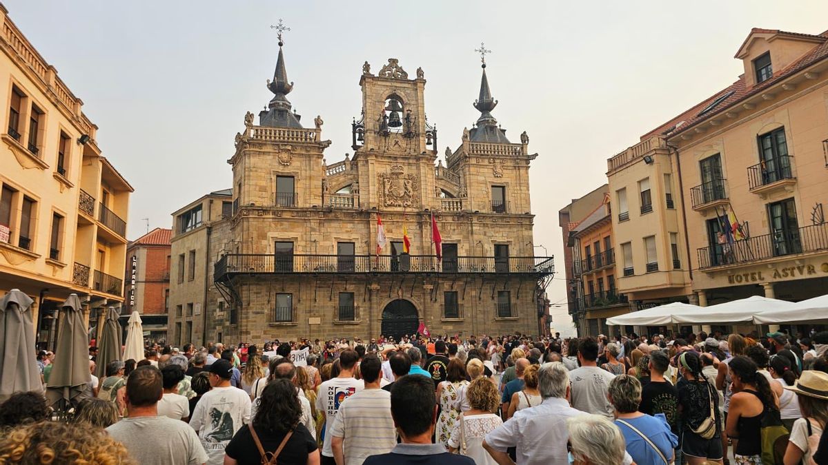 Concentración en Astorga