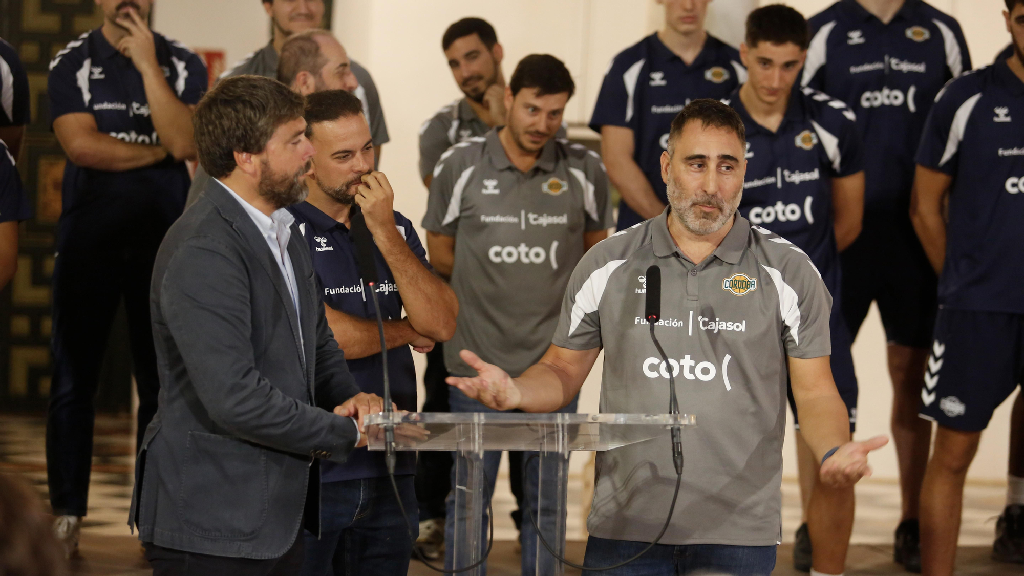 Presentación de los equipos del Cajasol Coto Córdoba CB