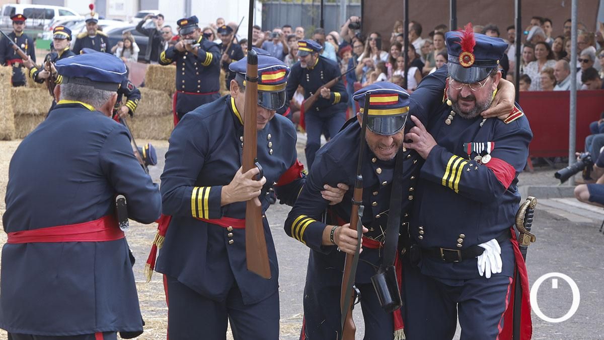 Recreación de la batalla del Puente de Alcolea