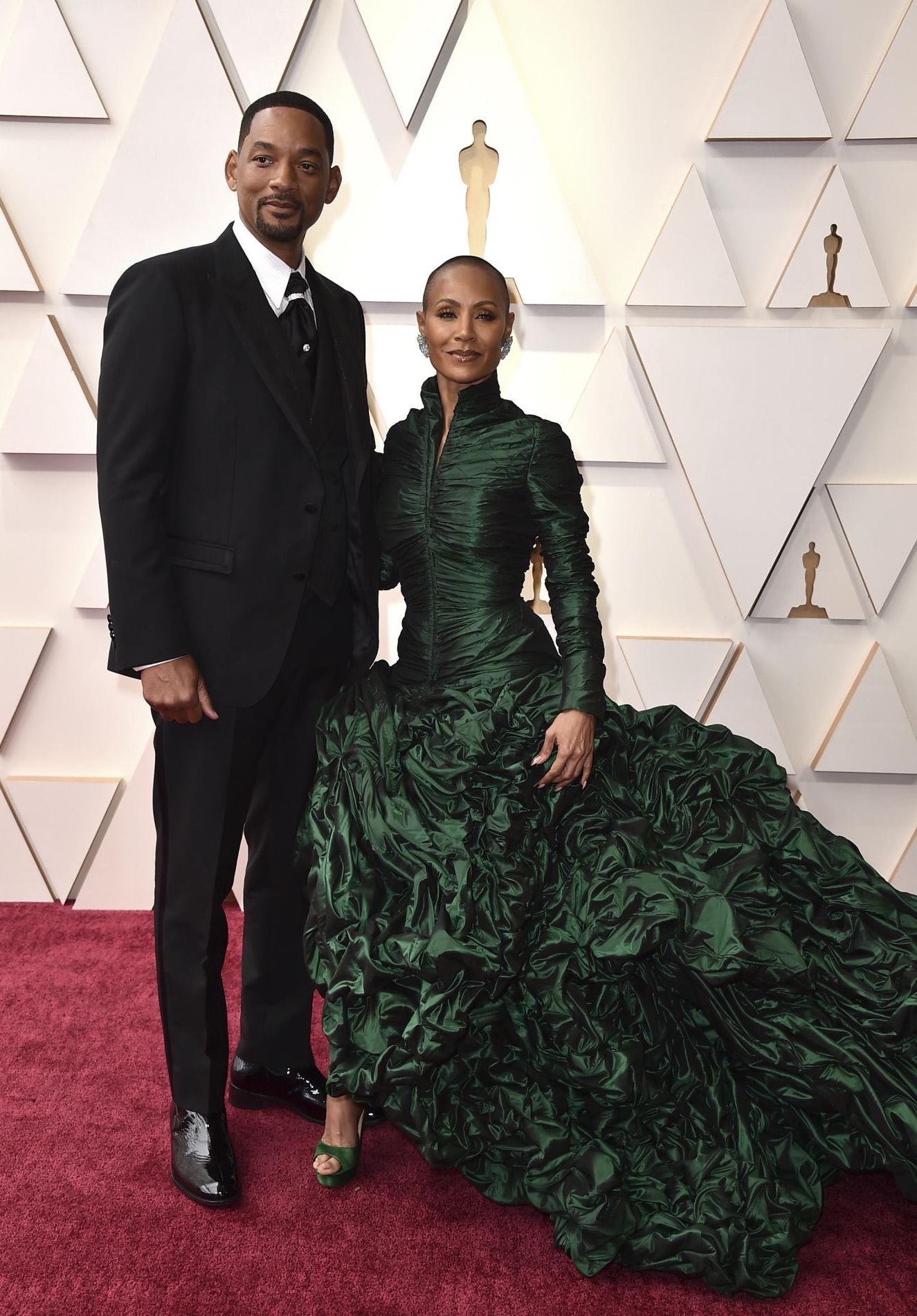 Will Smith y Jada Pinkett Smith, el primero está nominado a Mejor actor por 'El método Williams'