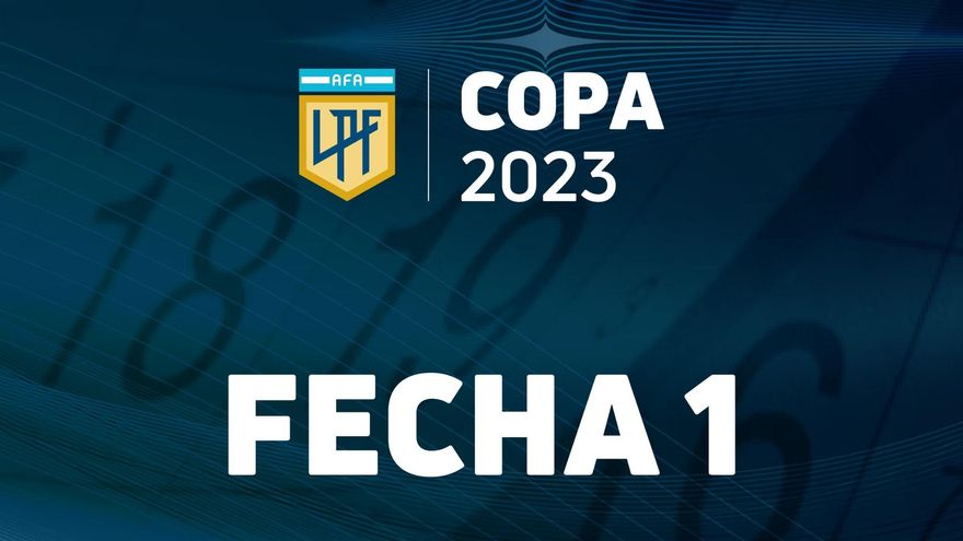 La programación de la primera fecha de la Copa de la Liga Profesional