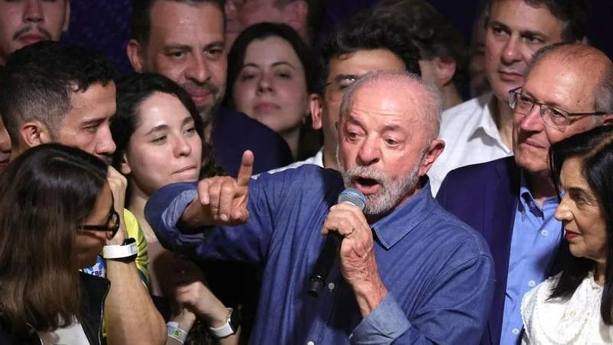 Lula da Silva dio su primer discurso tras el triunfo