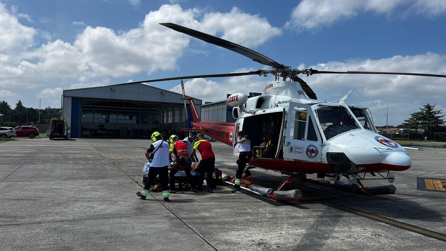 Traslado en helicóptero