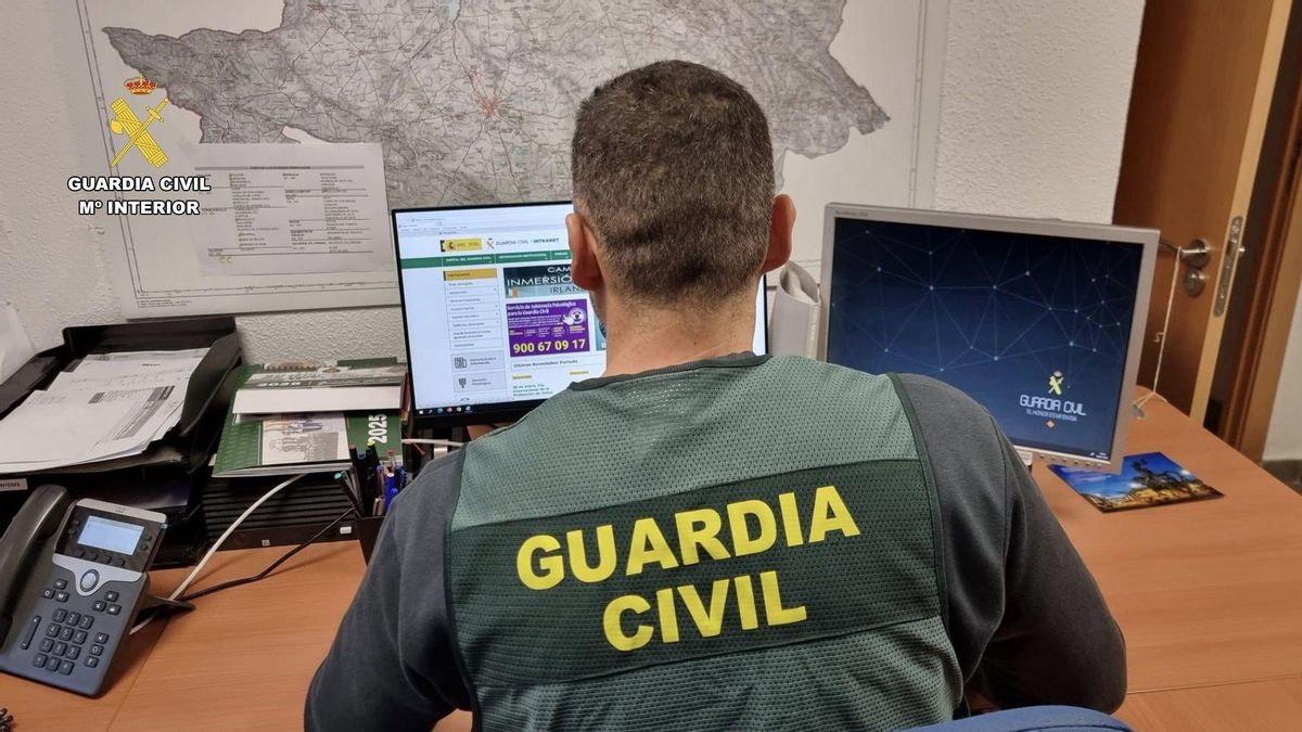 Agente de la Guardia Civil, en una imagen de archivo.