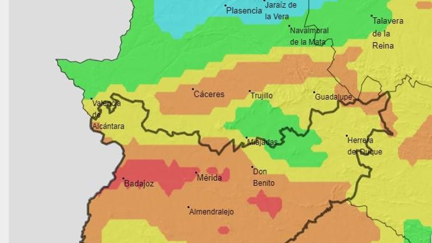 El Infoex recomienda aplazar las quemas agrícolas por el riesgo de incendio