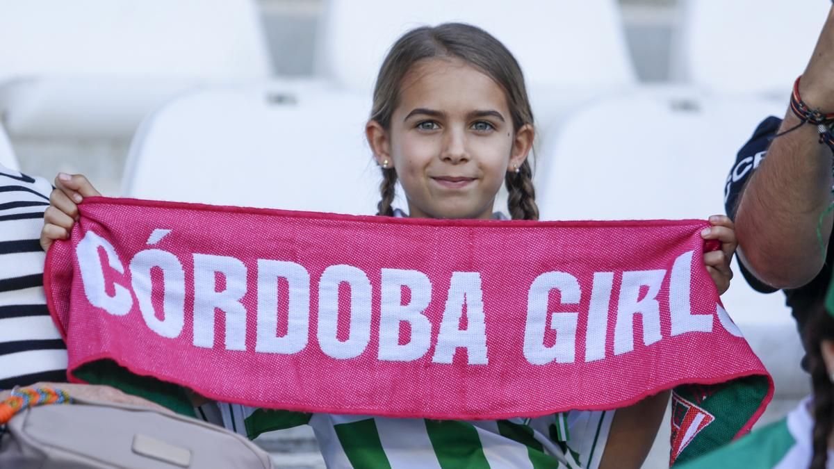 Grada Blanquiverde del Córdoba CF - Sporting de Gijón