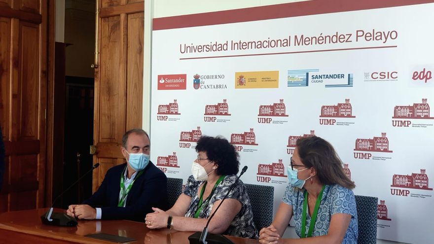 Rueda de prensa de los inmunólogos Marcos López, África González y Carmen Cámara