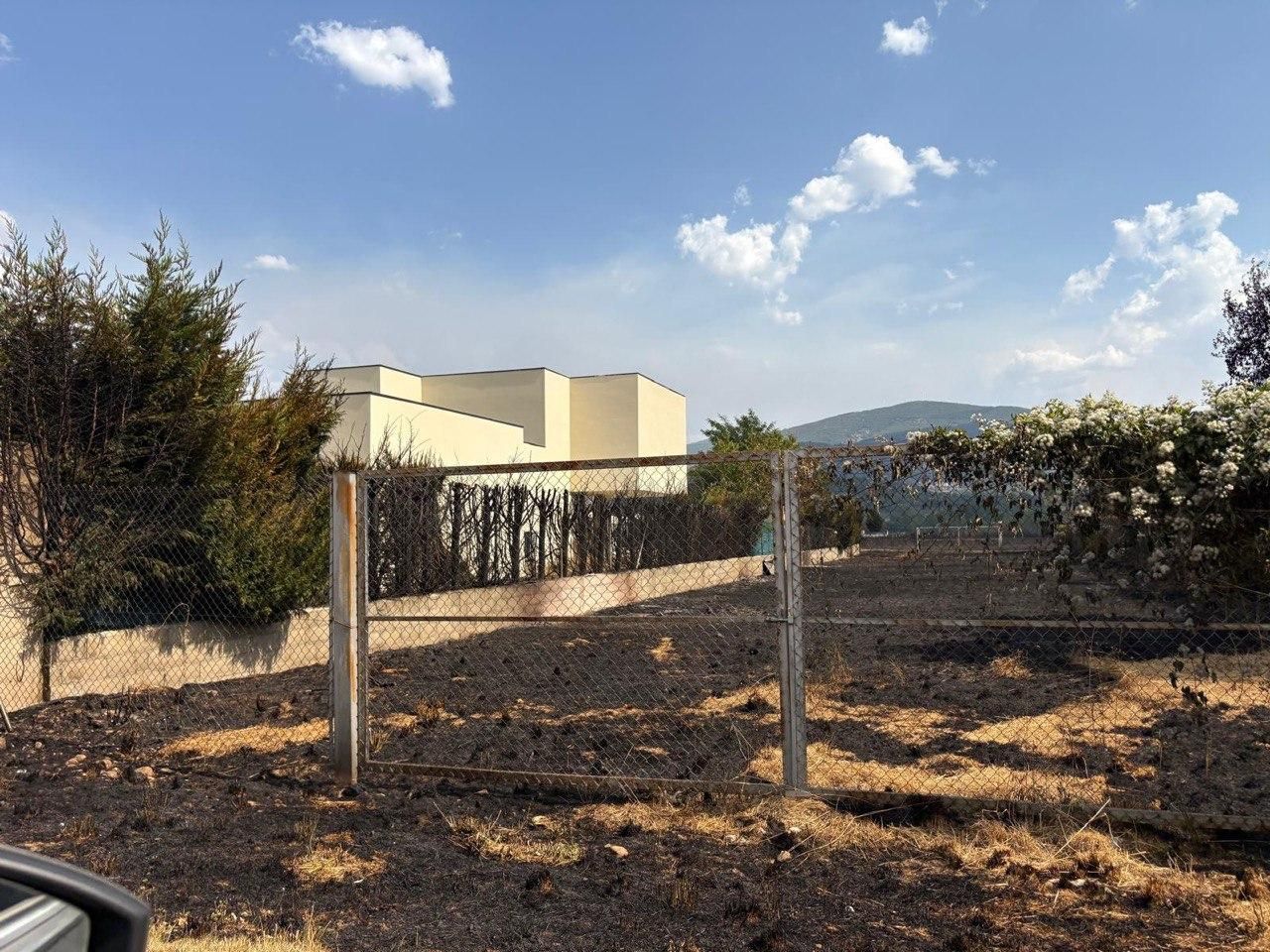 Incendio en Villaverde de los Cestos. / ILEÓN