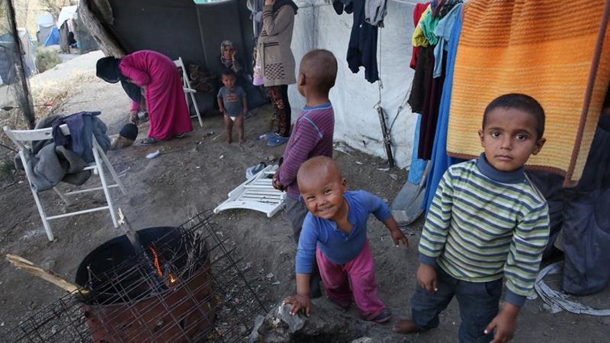MSF denuncia las condiciones de vida en el superpoblado campo de Moria