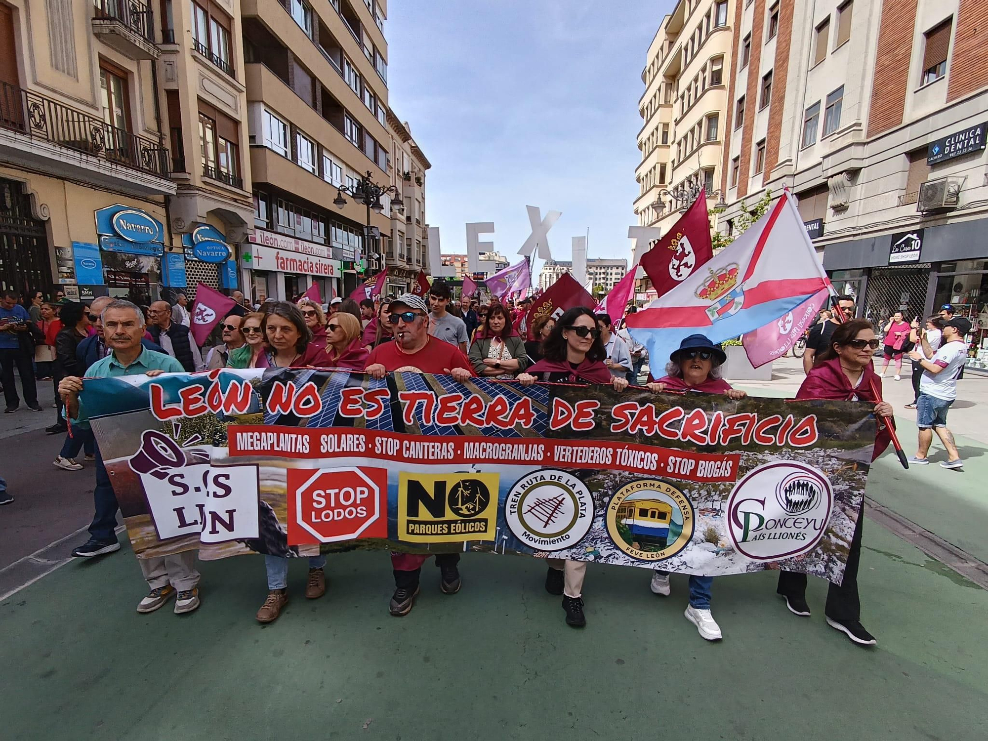 Cientos de personas exigen el 23 de abril el camino de 'León solo' y en libertad