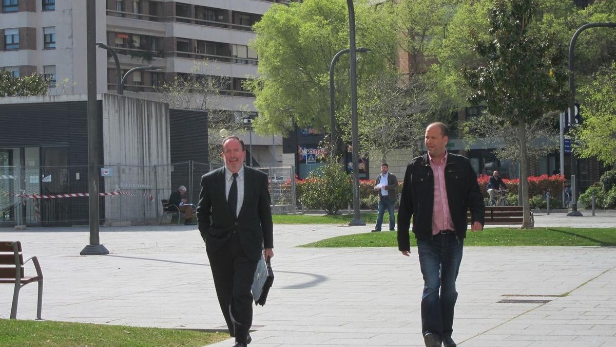 Javier Zabaleta, Ángel Vizcay, Diego Maquirriain y Txuma Peralta declaran ante el juez del caso Osasuna